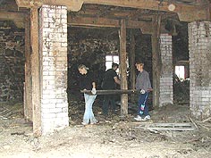 clearing the barn
