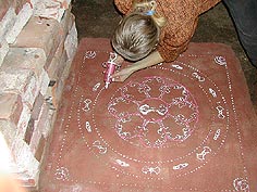 drawing a mandala