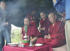 stupa site consecration